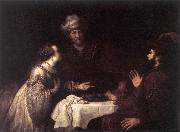 VICTORS, Jan Esther and Haman before Ahasuerus er oil painting artist